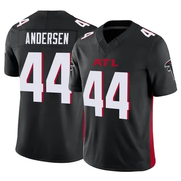 Men's Atlanta Falcons Troy Andersen Black Limited Vapor F.U.S.E. Jersey By Nike