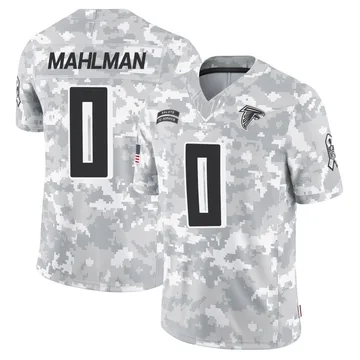 Youth Atlanta Falcons Riley Mahlman Arctic Camo Limited 2024 Salute to Service Jersey By Nike