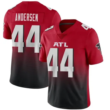 Youth Atlanta Falcons Troy Andersen Red Limited Vapor 2nd Alternate Jersey By Nike